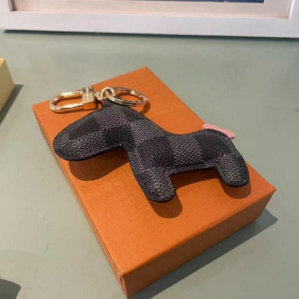 Chic Dark Grey Pony Charm, Gilded Clasp - Picture 2 of 5